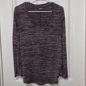 Aerie Womens Size Small V-neck Long Sleeve Oversized Top